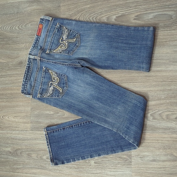 ❤️5/$25Vintage USA Adriano Goldschmied AG 24 by 32 Endear wings skinny leg jeans - Picture 6 of 6